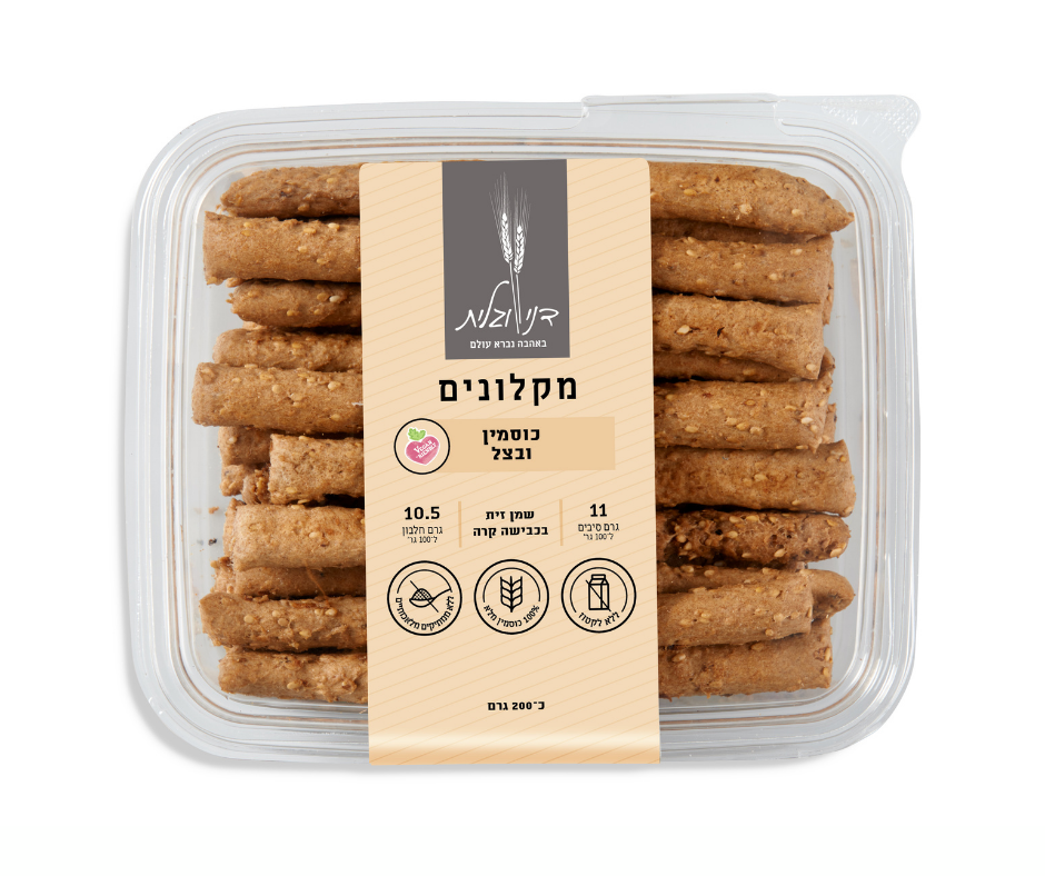 מקלוני כוסמין ובצל