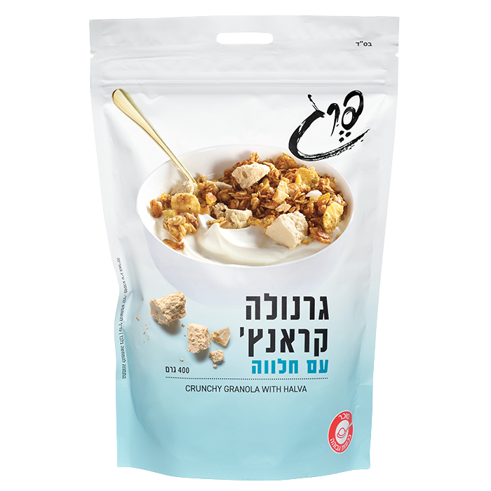 גרנולה חלווה תמרים ושקדים