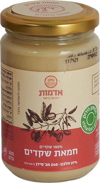 חמאת שקדים טבעית "אדמות"