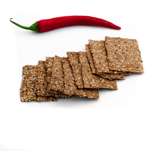 קרקר כוסמין מלא וקצח חריף