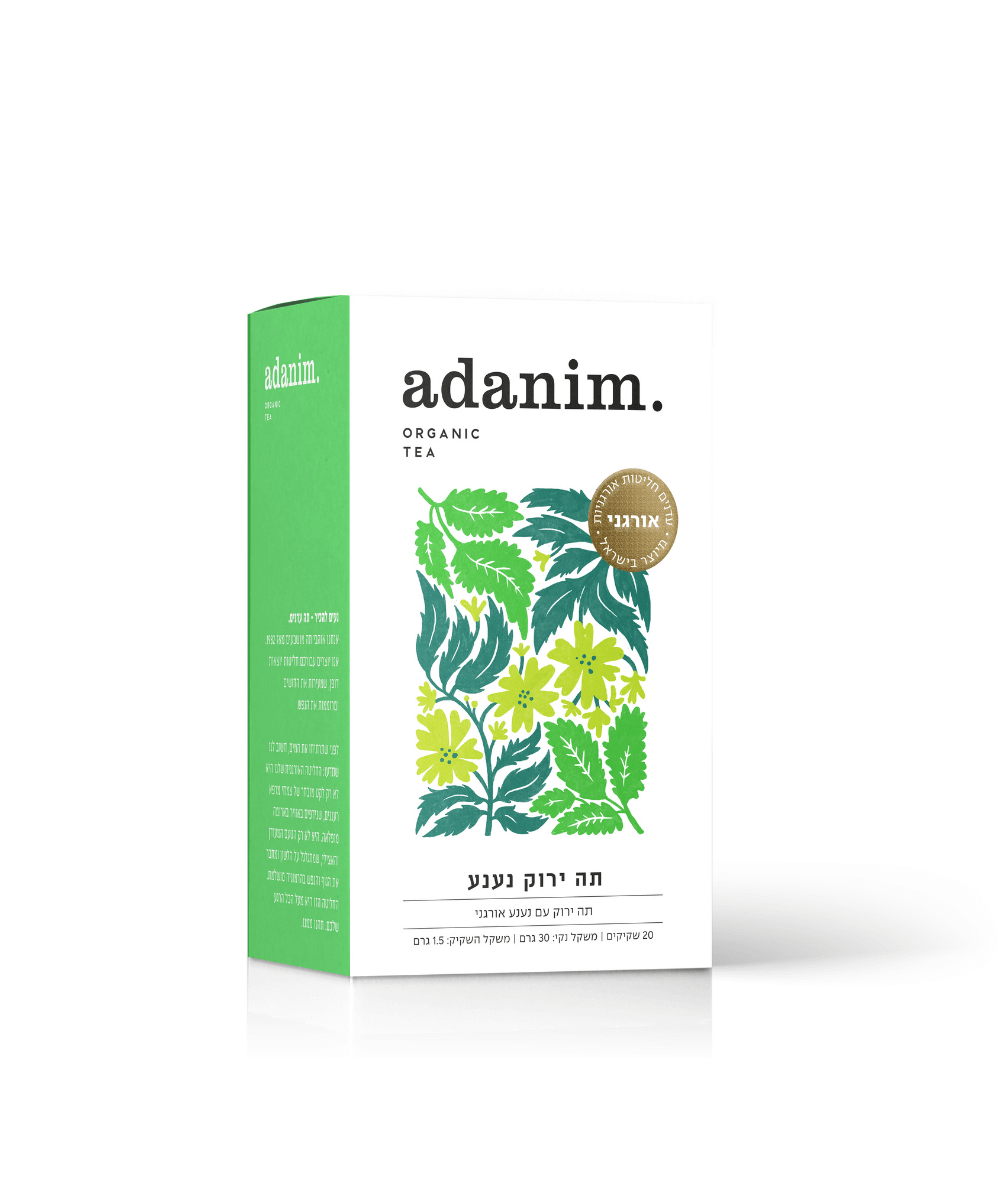 תה ירוק נענע אורגני
