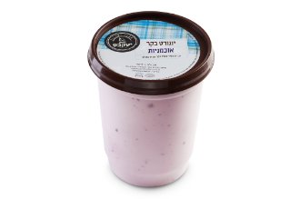 יוגורט אוכמניות מחלב בקר